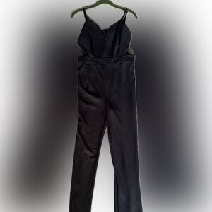 Black Onesie Side Cut Out Romper